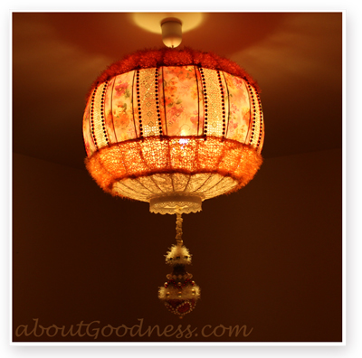  Fashion Tutorial on Bohemian Style Lampshade Over At Diy Tutorial   Aboutgoodness Com